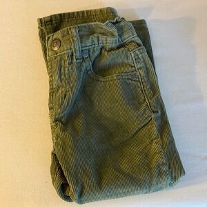 Kids Green Corduroy Pants
